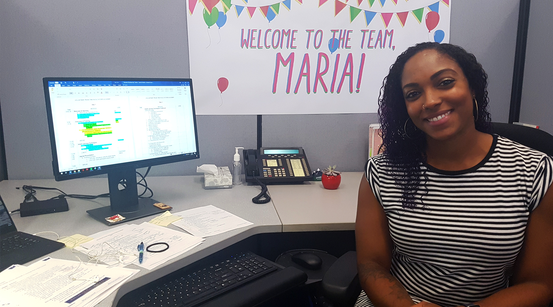 Welcome to the Team, Maria!  Alameda County Training & Education Center